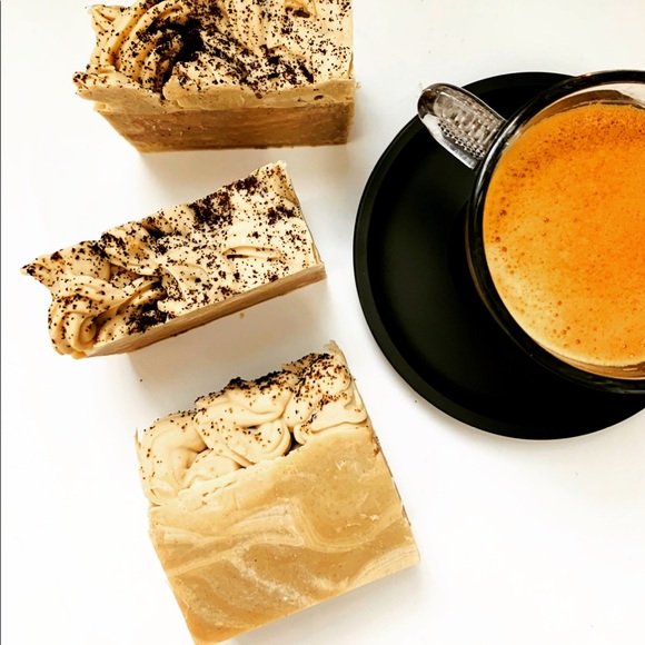 Butter & Soap Co. Other - 🔴SOLD Pack of 3 Artisan Vanilla Mint Coffee Shea Butter Soaps